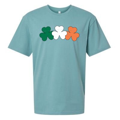 Irish Lucky Shamrock St Patrick Sueded Cloud Jersey T-Shirt