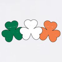 Irish Lucky Shamrock St Patrick Garment-Dyed Sweatshirt
