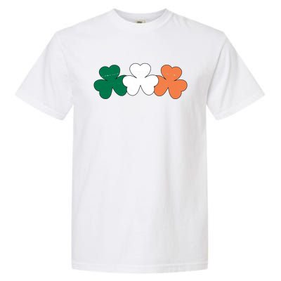 Irish Lucky Shamrock St Patrick Garment-Dyed Heavyweight T-Shirt