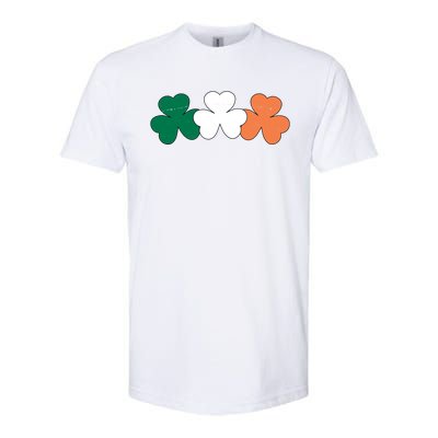 Irish Lucky Shamrock St Patrick Softstyle® CVC T-Shirt