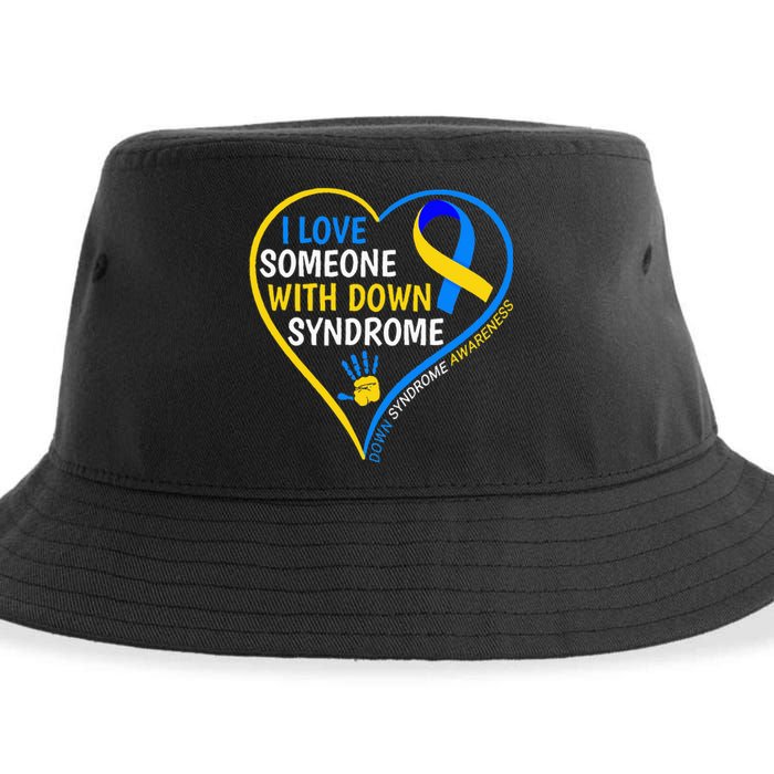 I Love Someone With Down Syndrome Down Syndrome Awareness Sustainable Bucket Hat