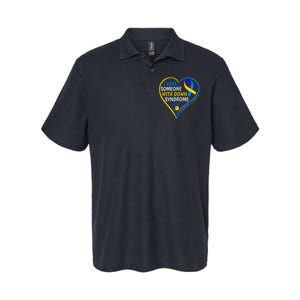 I Love Someone With Down Syndrome Down Syndrome Awareness Softstyle Adult Sport Polo