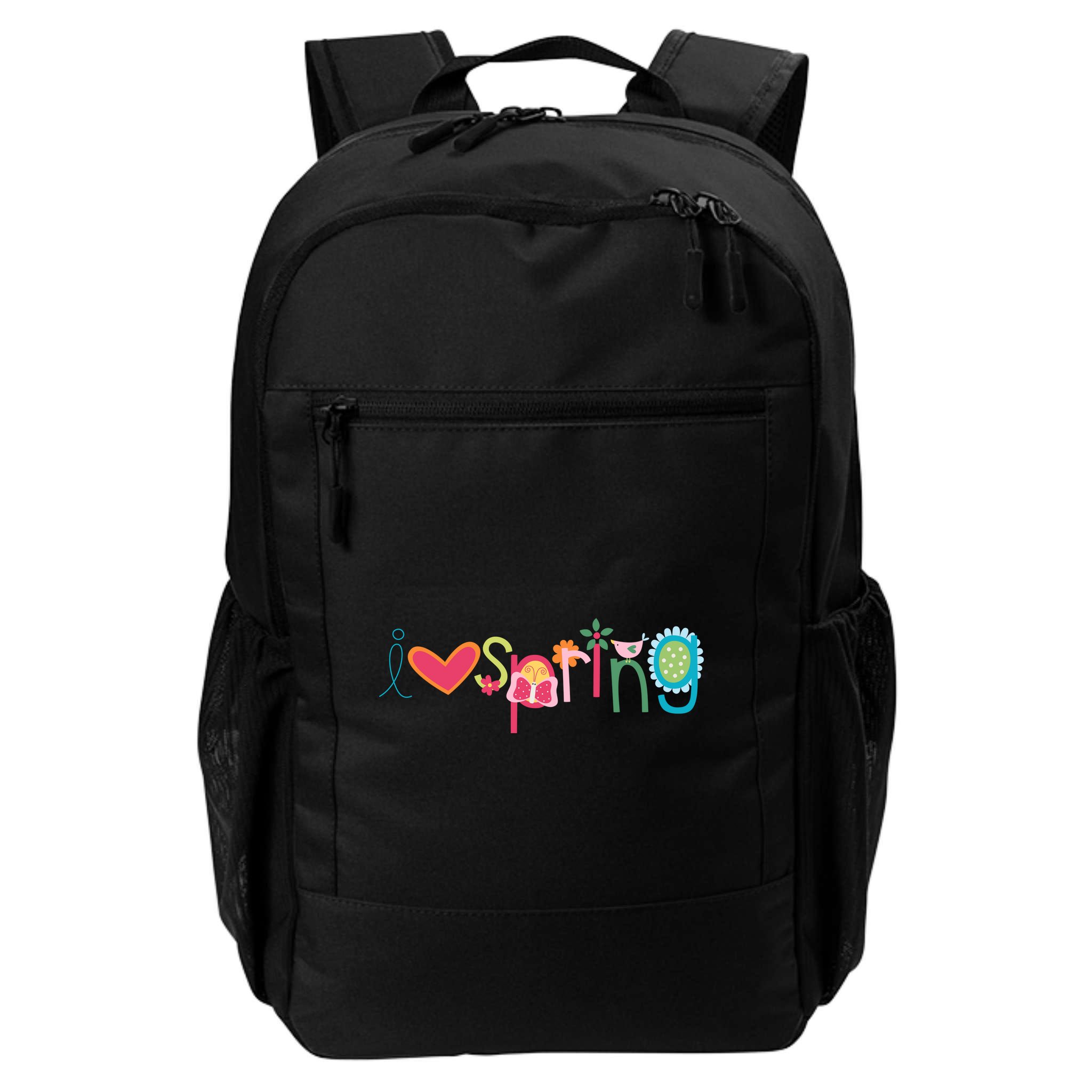 I Love Spring Colorful Backpack