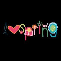 I Love Spring Colorful Backpack