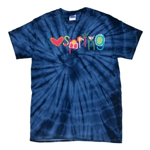 I Love Spring Colorful Tie-Dye T-Shirt