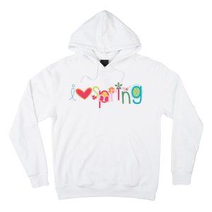 I Love Spring Colorful Hoodie