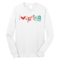 I Love Spring Colorful Long Sleeve Shirt