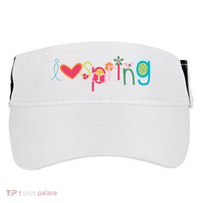 I Love Spring Colorful Adult Drive Performance Visor