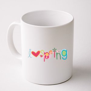 I Love Spring Colorful Coffee Mug