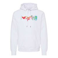 I Love Spring Colorful Premium Hoodie