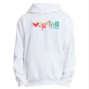 I Love Spring Colorful Urban Pullover Hoodie