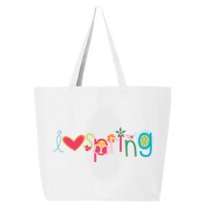 I Love Spring Colorful 25L Jumbo Tote