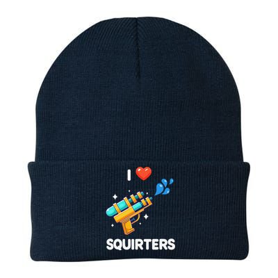 I Love Squirters Funny Knit Cap Winter Beanie