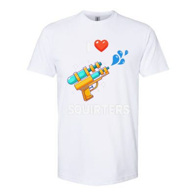 I Love Squirters Funny Softstyle CVC T-Shirt