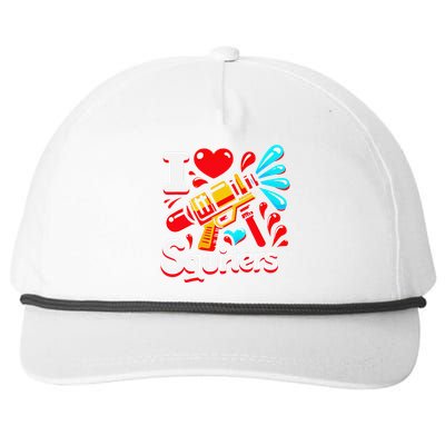 I Love Squirters Funny Snapback Five-Panel Rope Hat