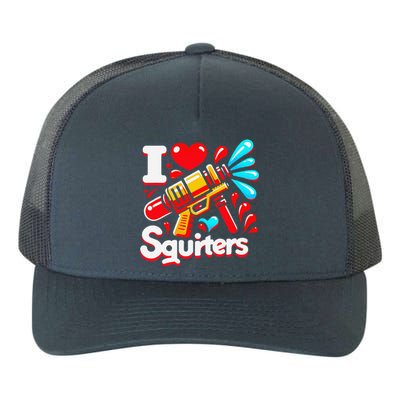 I Love Squirters Funny Yupoong Adult 5-Panel Trucker Hat