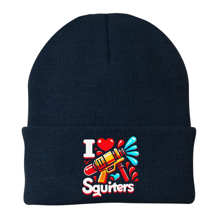 I Love Squirters Funny Knit Cap Winter Beanie