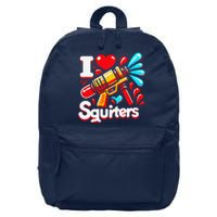 I Love Squirters Funny 16 in Basic Backpack