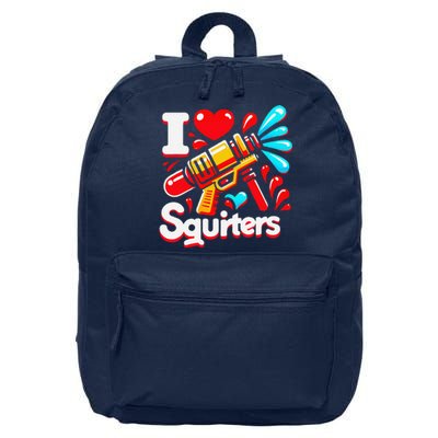 I Love Squirters Funny 16 in Basic Backpack