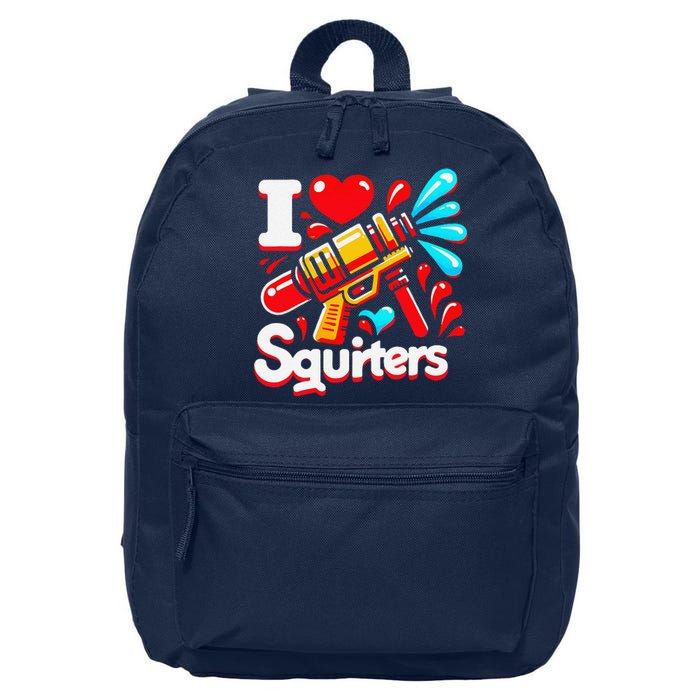 I Love Squirters Funny 16 in Basic Backpack