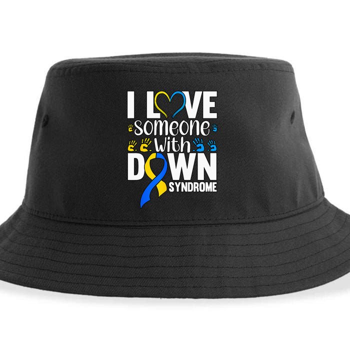 I Love Someone With Down Syndrome Sustainable Bucket Hat