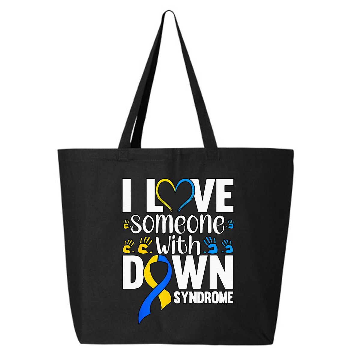 I Love Someone With Down Syndrome 25L Jumbo Tote