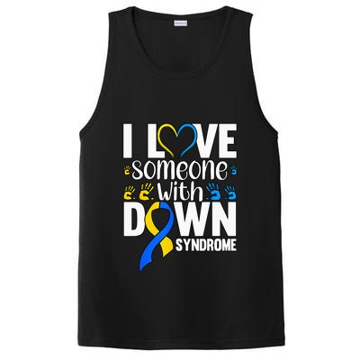 I Love Someone With Down Syndrome PosiCharge Competitor Tank