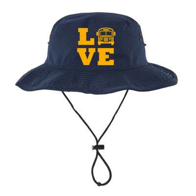 I Love School Buses, School Bus Lovers Legacy Cool Fit Booney Bucket Hat