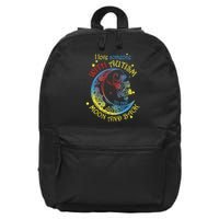 I Love Someone With Autism To The Moon And Back 16 in Basic Backpack