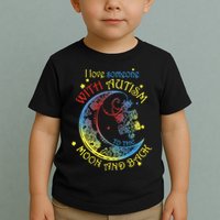 I Love Someone With Autism To The Moon And Back Toddler T-Shirt