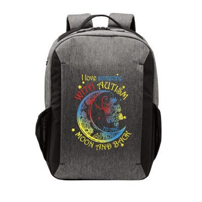 I Love Someone With Autism To The Moon And Back Vector Backpack