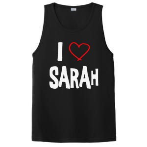 I Love Sarah, I Love You With All My Heart PosiCharge Competitor Tank