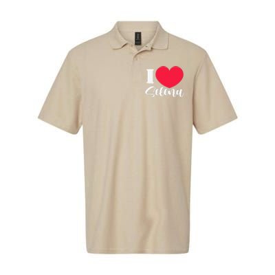 I Love Selena Name Nickname Alias Valentine's Day Softstyle Adult Sport Polo