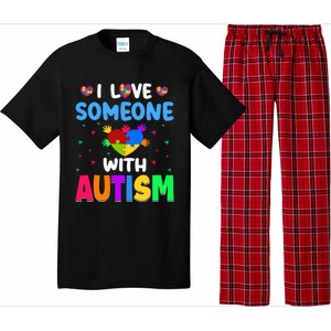 I Love Someone With Autism Pajama Set