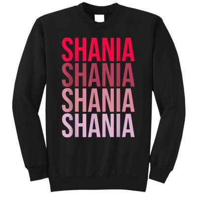 I Love Shania First Name Shania Sweatshirt