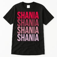 I Love Shania First Name Shania Tall T-Shirt