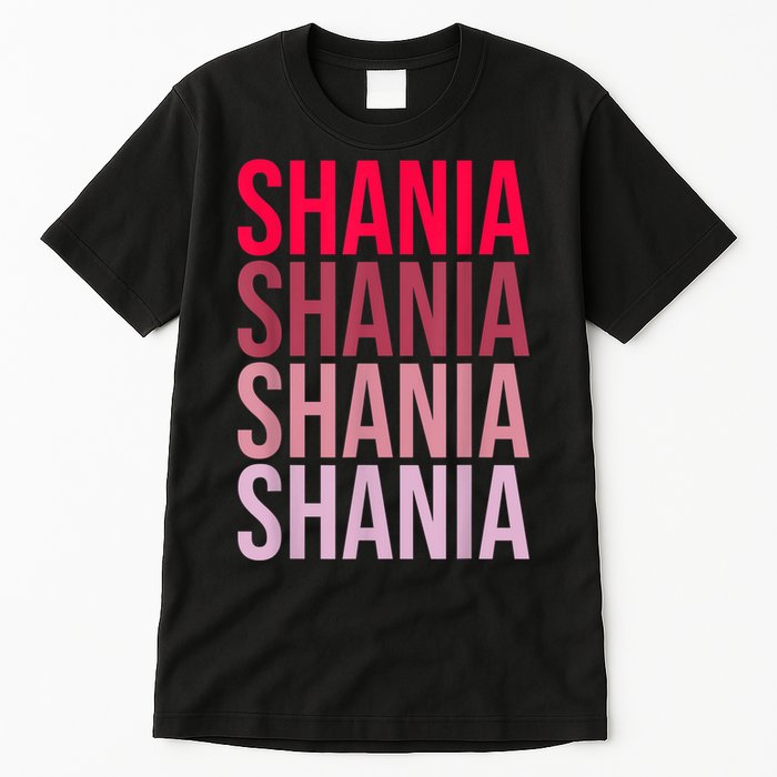 I Love Shania First Name Shania Tall T-Shirt