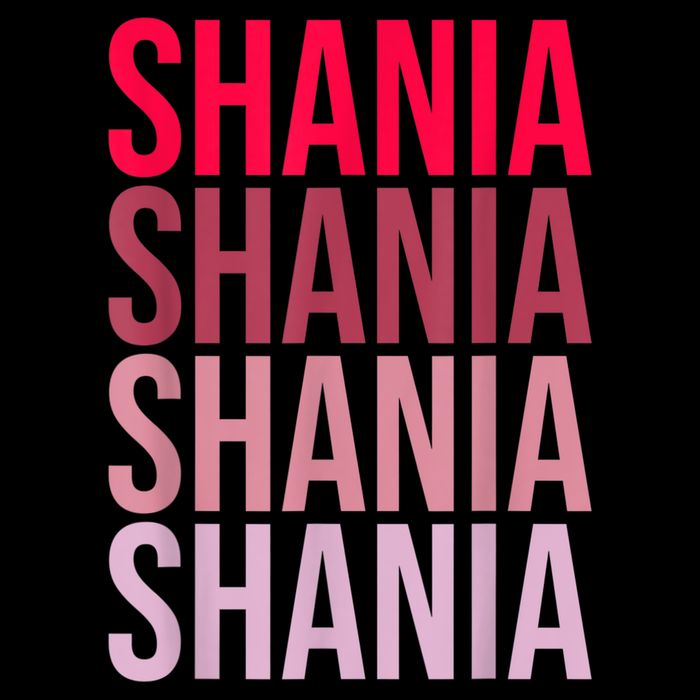 I Love Shania First Name Shania Tall T-Shirt