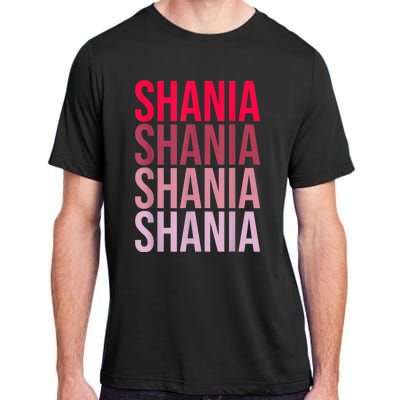 I Love Shania First Name Shania Adult ChromaSoft Performance T-Shirt