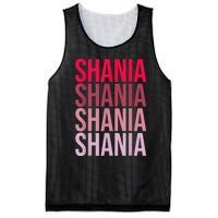 I Love Shania First Name Shania Mesh Reversible Basketball Jersey Tank