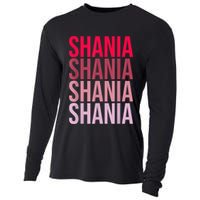 I Love Shania First Name Shania Cooling Performance Long Sleeve Crew