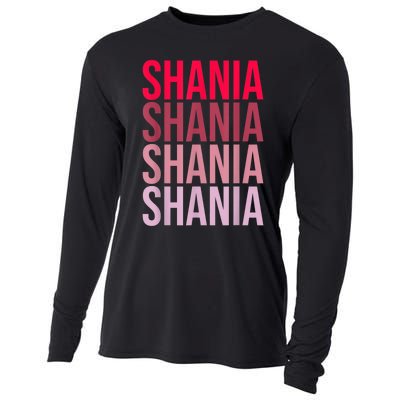 I Love Shania First Name Shania Cooling Performance Long Sleeve Crew