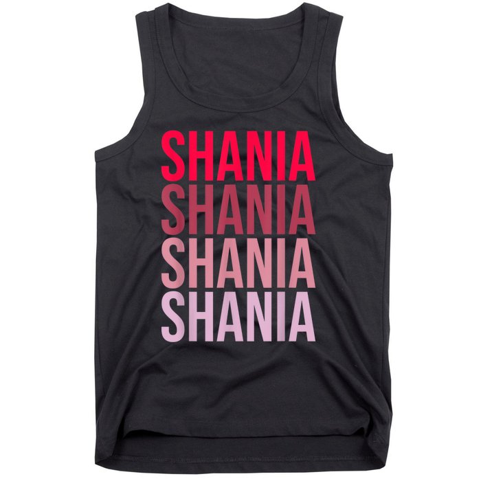 I Love Shania First Name Shania Tank Top