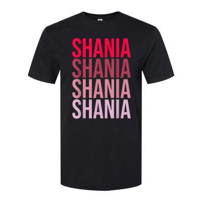 I Love Shania First Name Shania Softstyle CVC T-Shirt