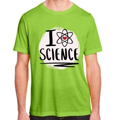 I Love Science L Cool Scientist Theme Graphic Meaningful Gift Adult ChromaSoft Performance T-Shirt