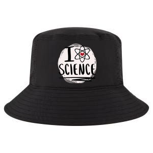 I Love Science L Cool Scientist Theme Graphic Meaningful Gift Cool Comfort Performance Bucket Hat