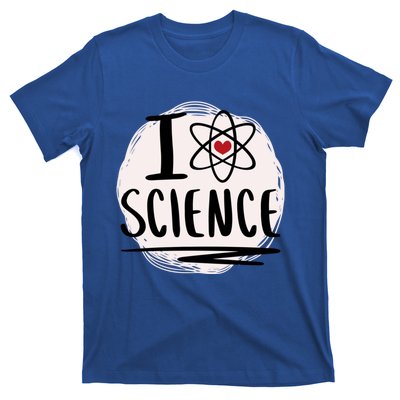 I Love Science L Cool Scientist Theme Graphic Meaningful Gift T-Shirt