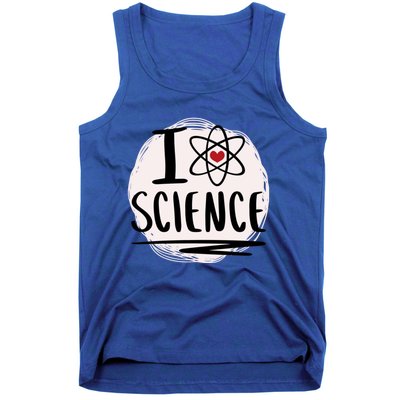 I Love Science L Cool Scientist Theme Graphic Meaningful Gift Tank Top