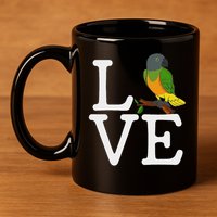 I Loves Senegal Parrot, Senegal Parrot 11oz C Handle Ceramic Mug