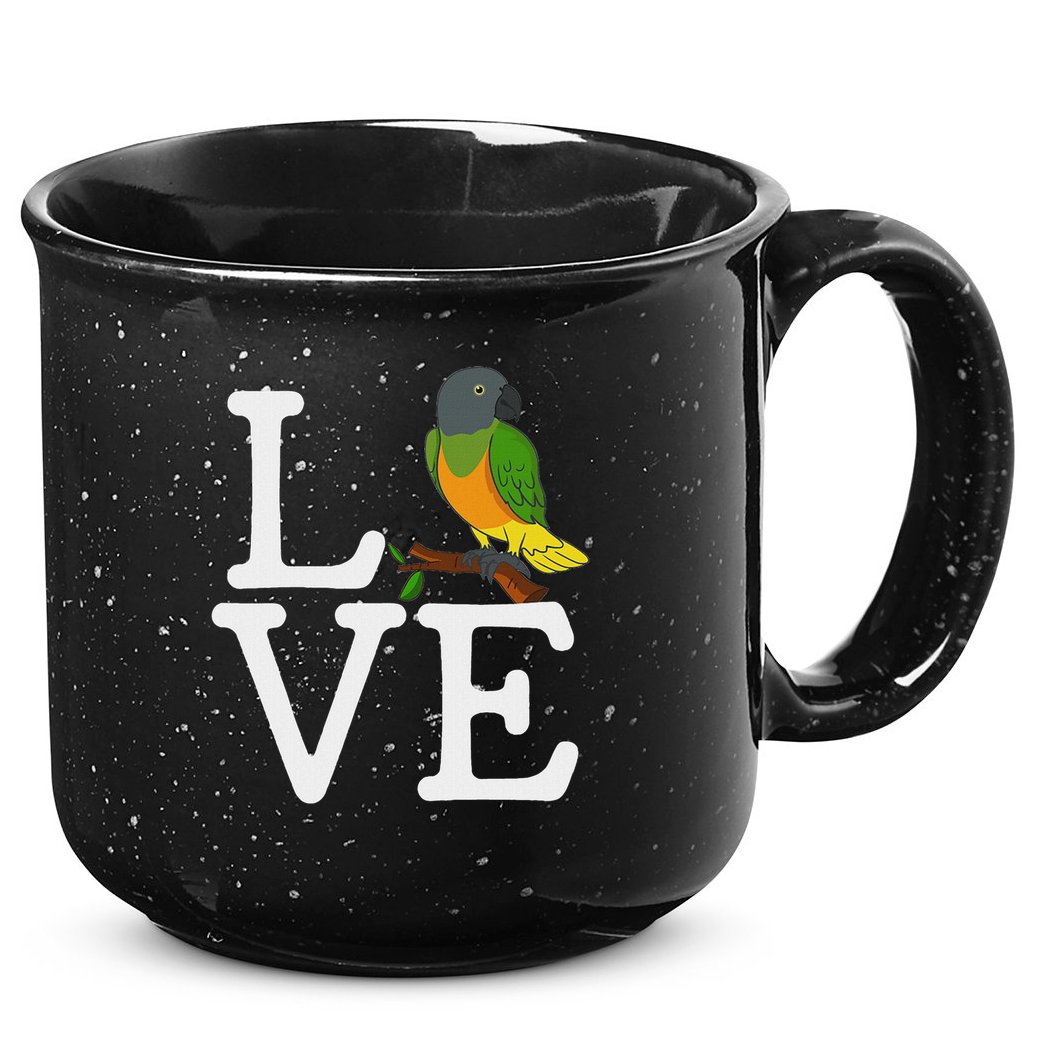 I Loves Senegal Parrot, Senegal Parrot 15oz Campfire Ceramic Mug